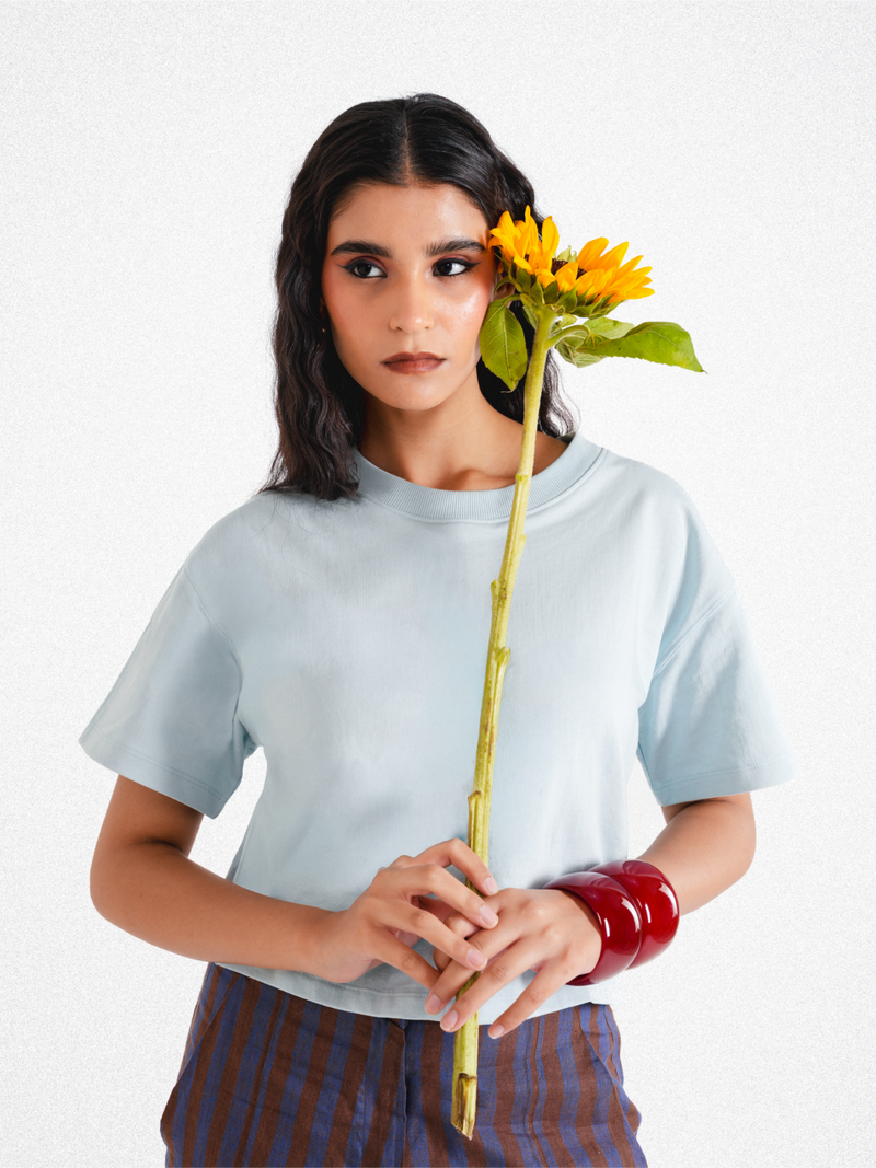 CROP BOXY T-SHIRT