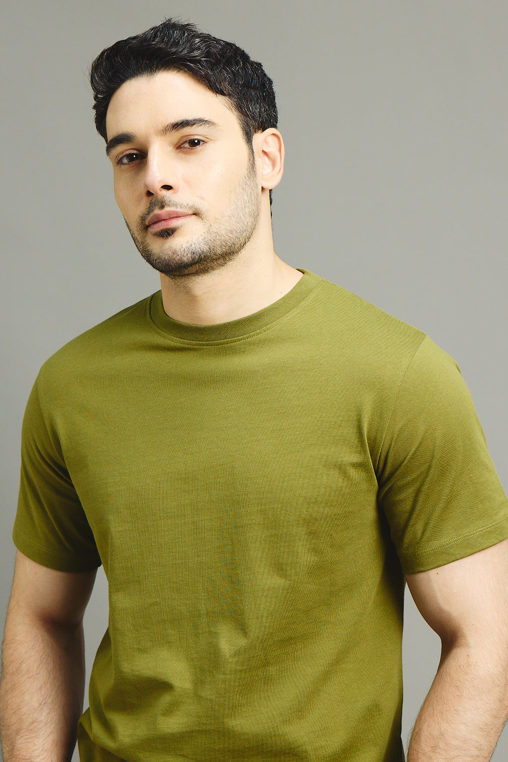 Mens Regular T-Shirt - Olive Green