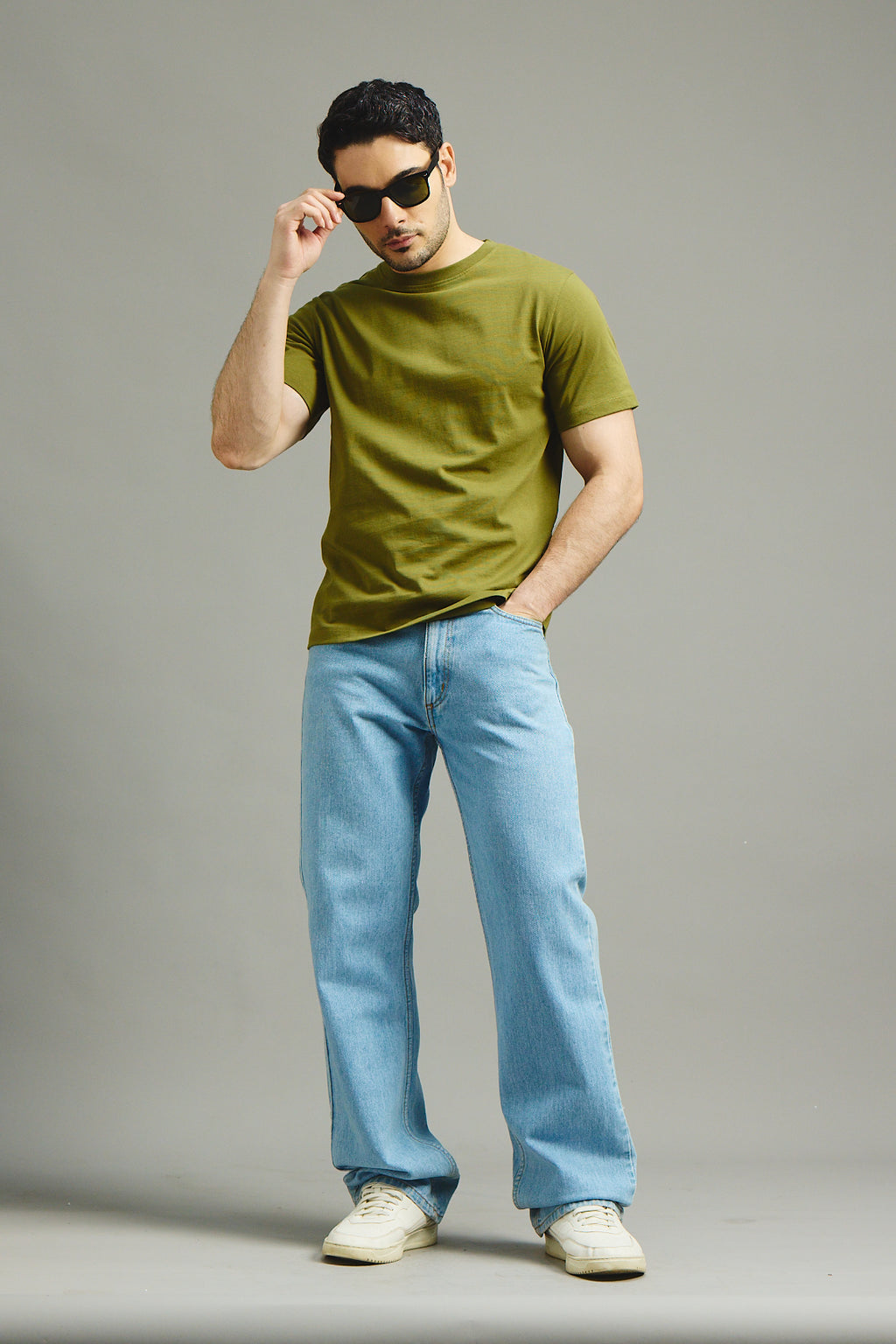 Mens Regular T-Shirt - Olive Green