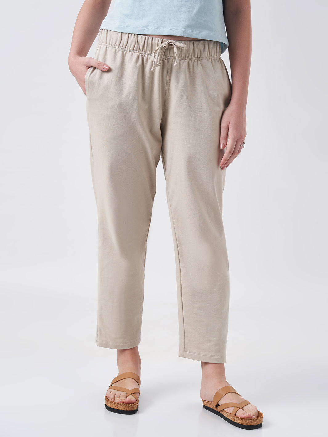 Womens Joggers  Honey Beige