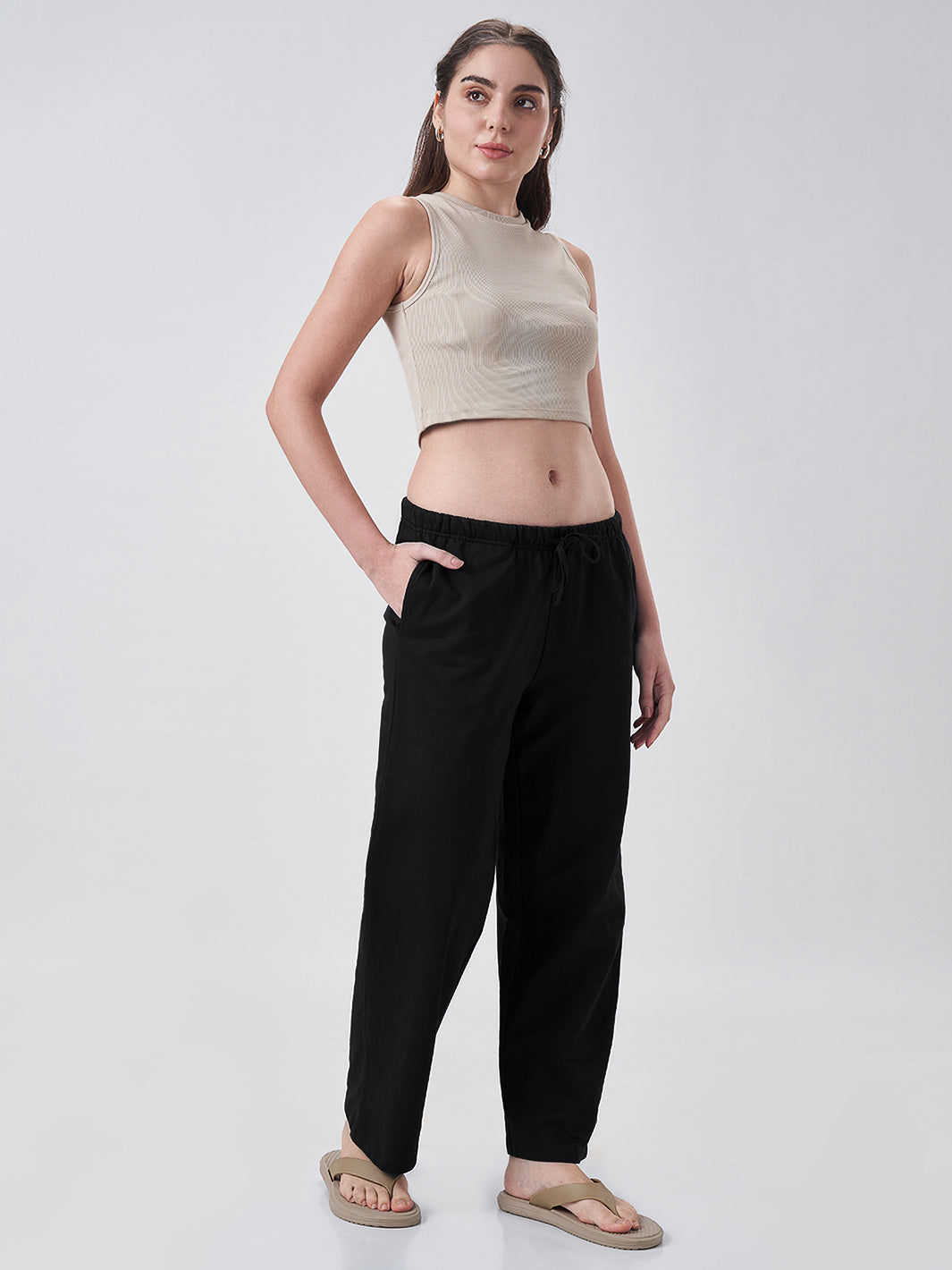 Womens Joggers  Jet Black