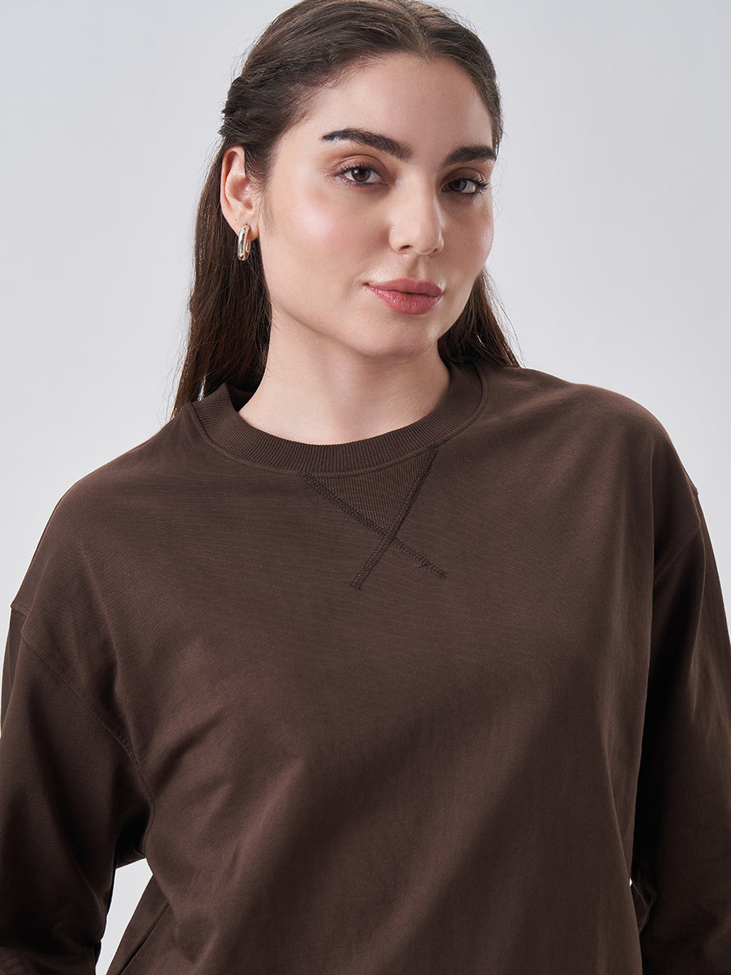 Womens Sweatshirt  Chocolate Fudge