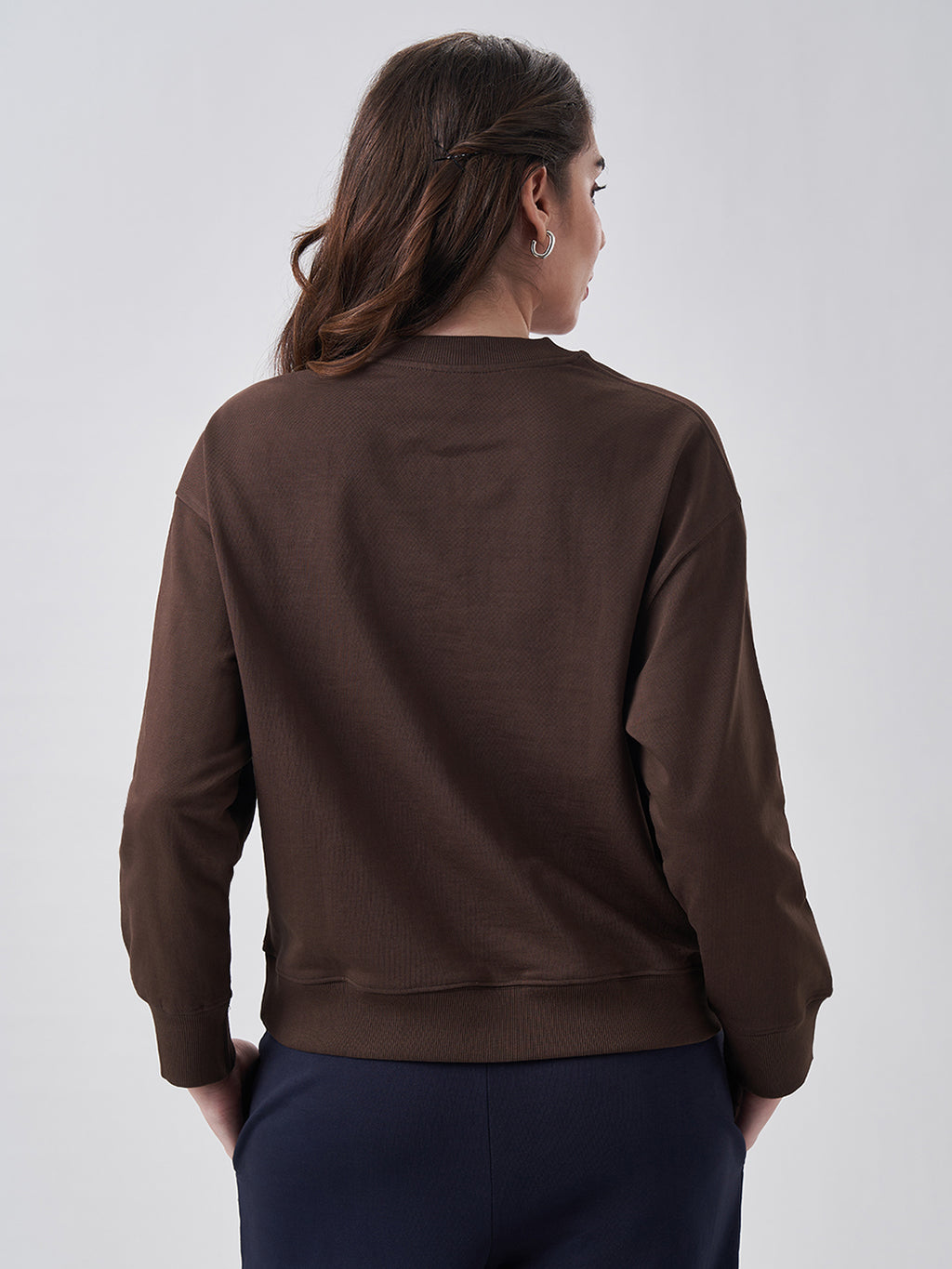 Womens Sweatshirt  Chocolate Fudge