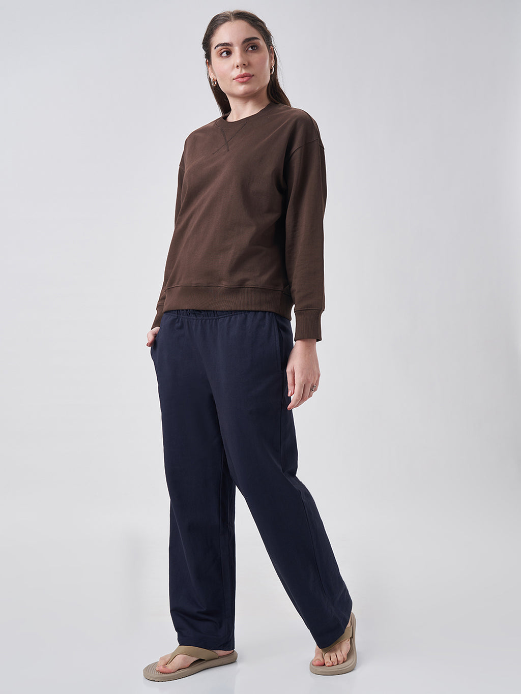 Womens Sweatshirt  Chocolate Fudge