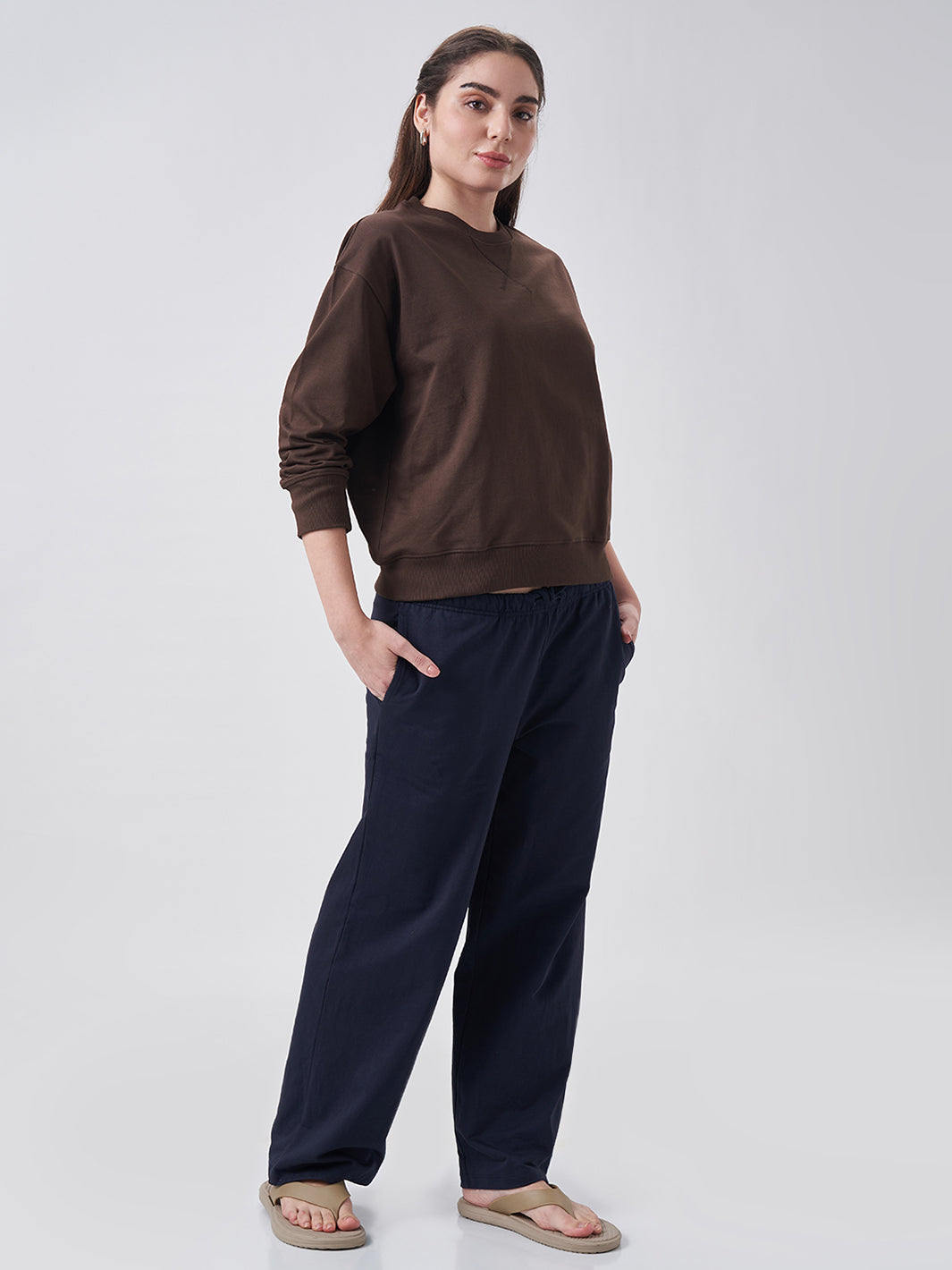 Womens Sweatshirt  Chocolate Fudge