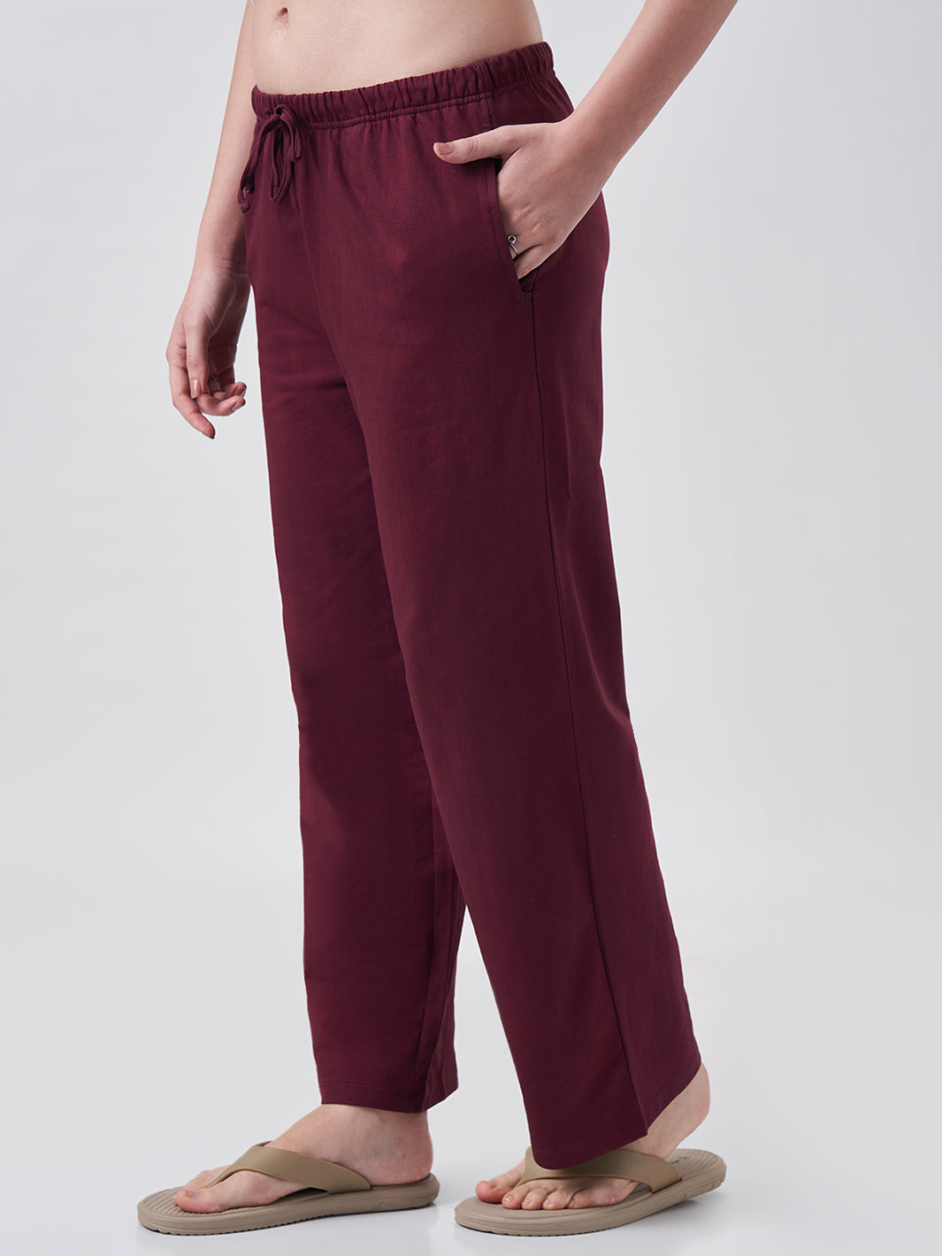 Womens Joggers  Berry Maroon