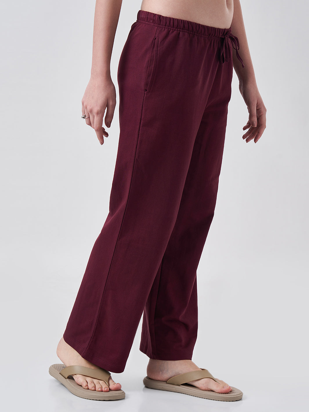 Womens Joggers  Berry Maroon