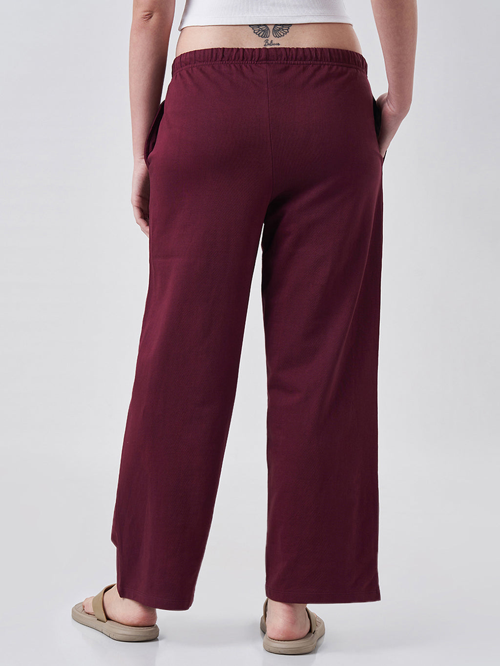 Womens Joggers  Berry Maroon