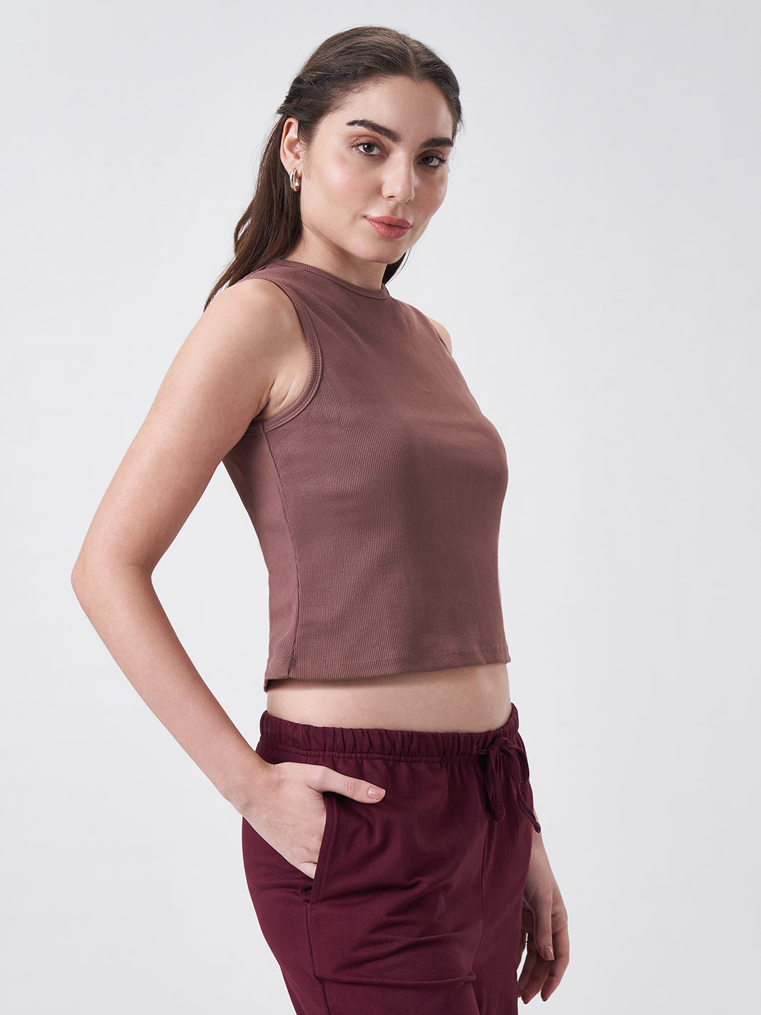 Womens Regular Tank Top Coffee Brew