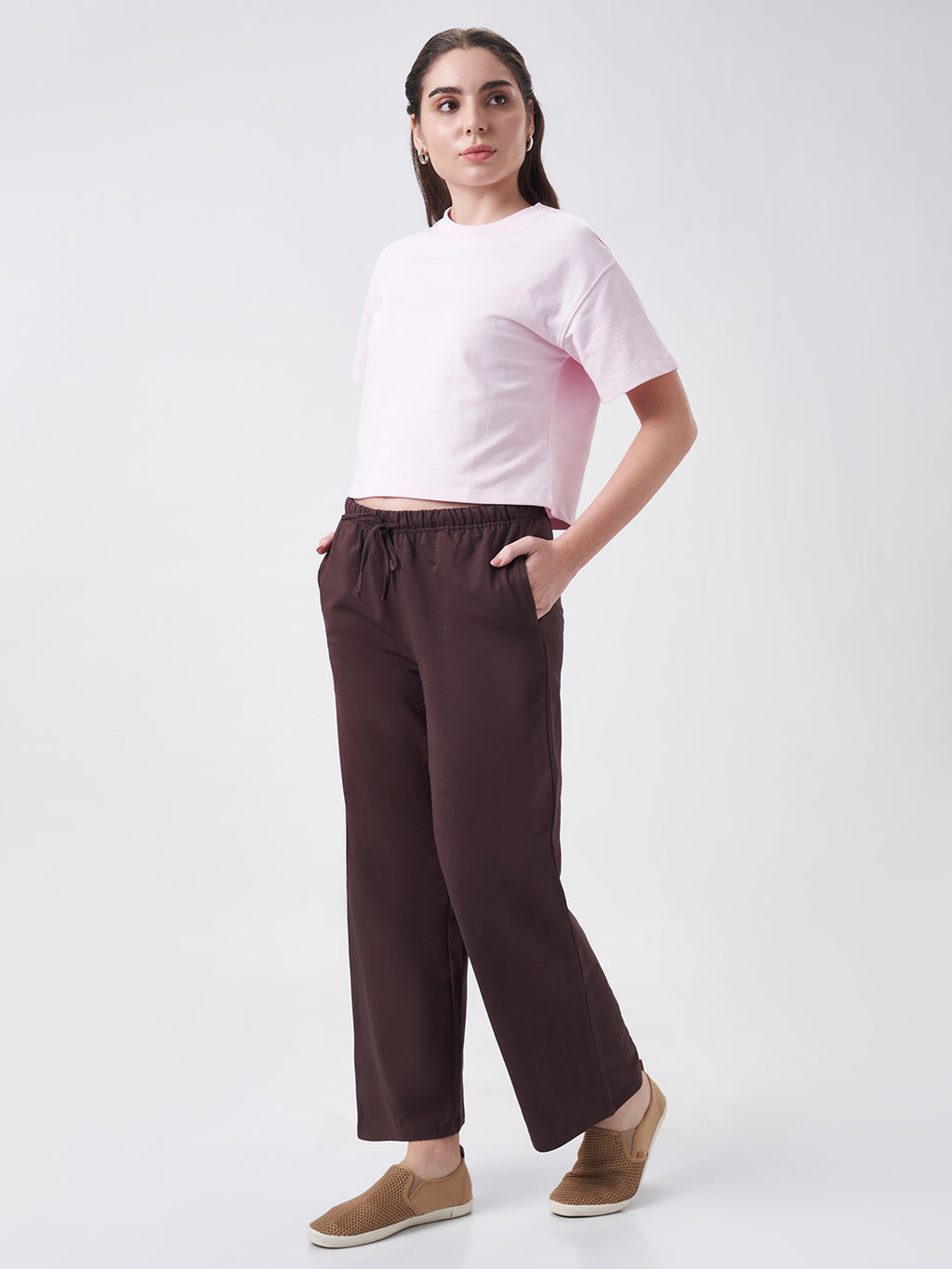 Womens Joggers  Cocoa Brown