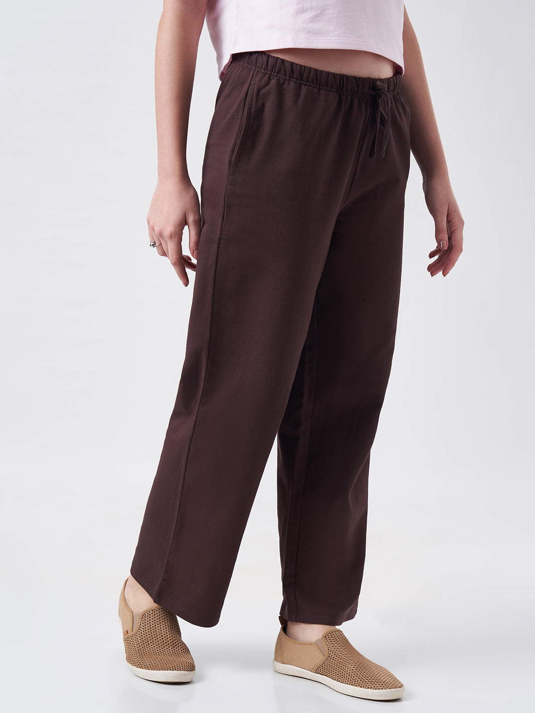 Womens Joggers  Cocoa Brown