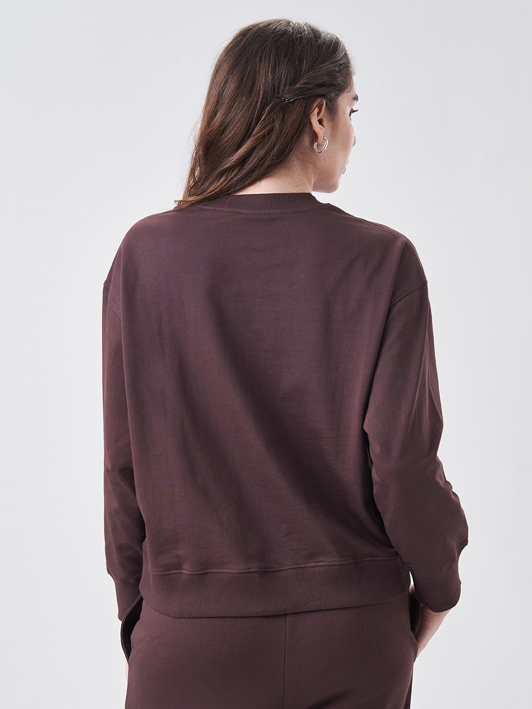 Womens Sweatshirt  Cocoa Brown