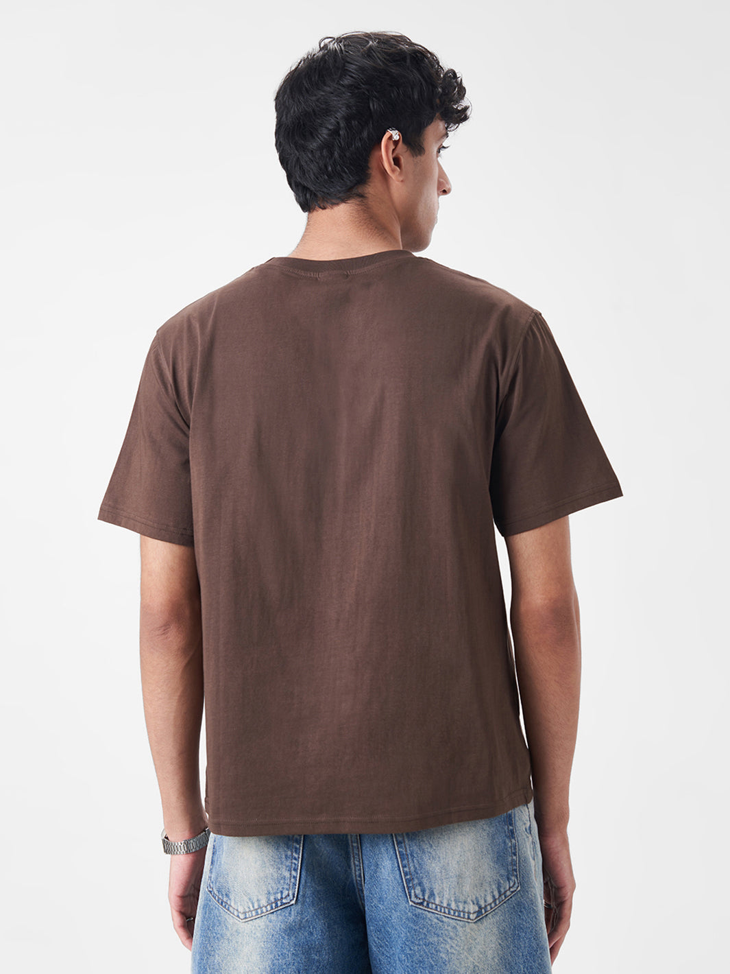 Mens Regular T Shirt Chocolate Fudge