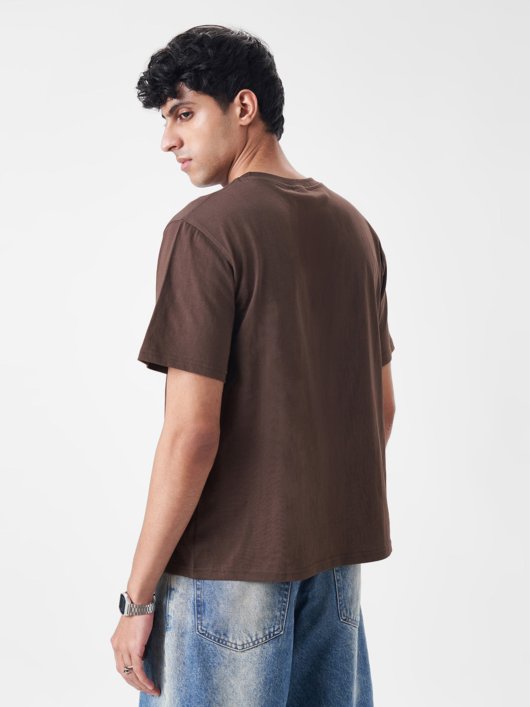 Mens Regular T Shirt Chocolate Fudge