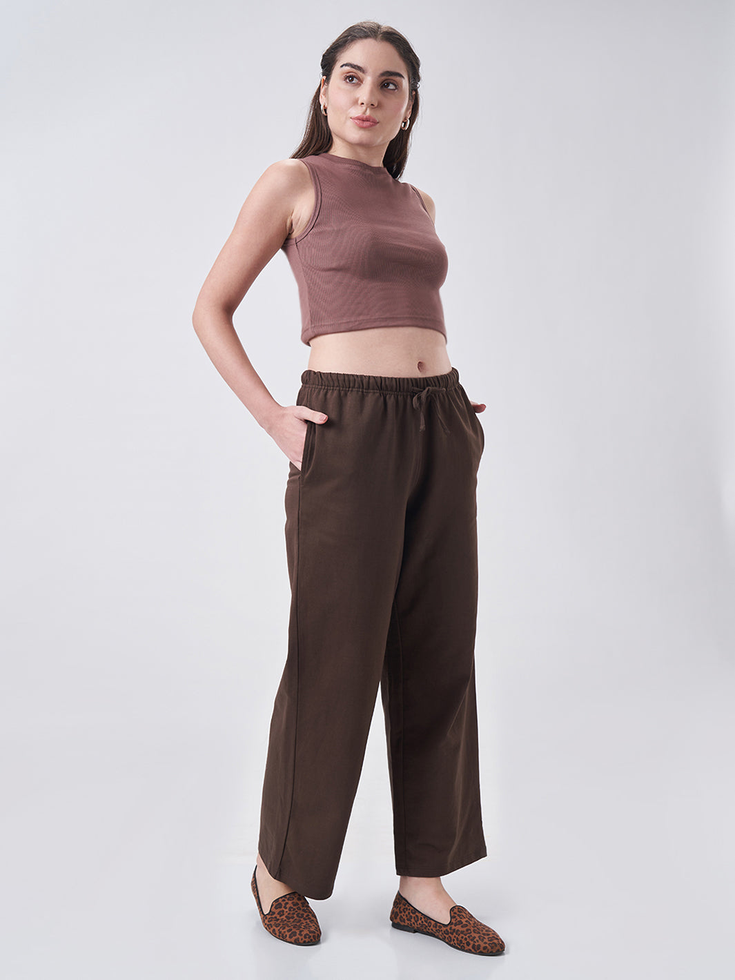 Womens Joggers  Chocolate Fudge