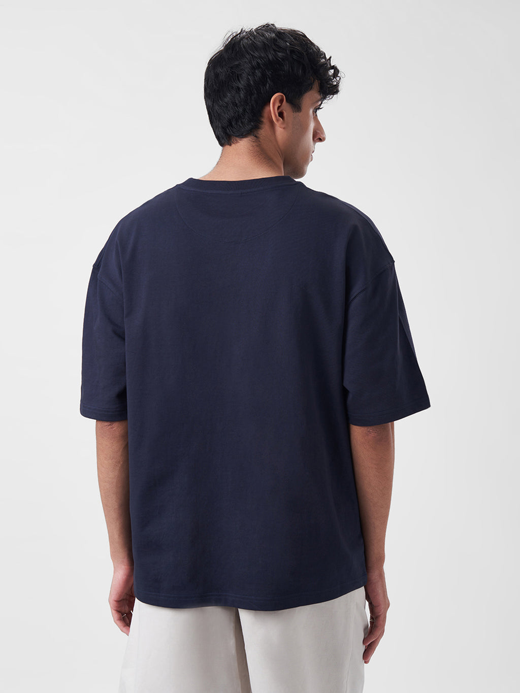Mens Oversized T Shirt Midnight Navy