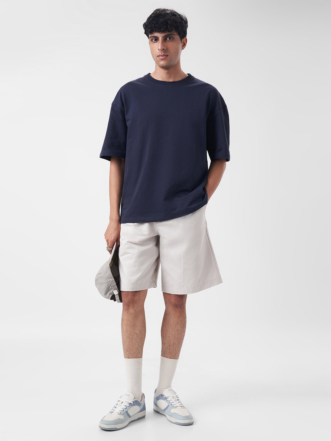 Mens Oversized T Shirt Midnight Navy