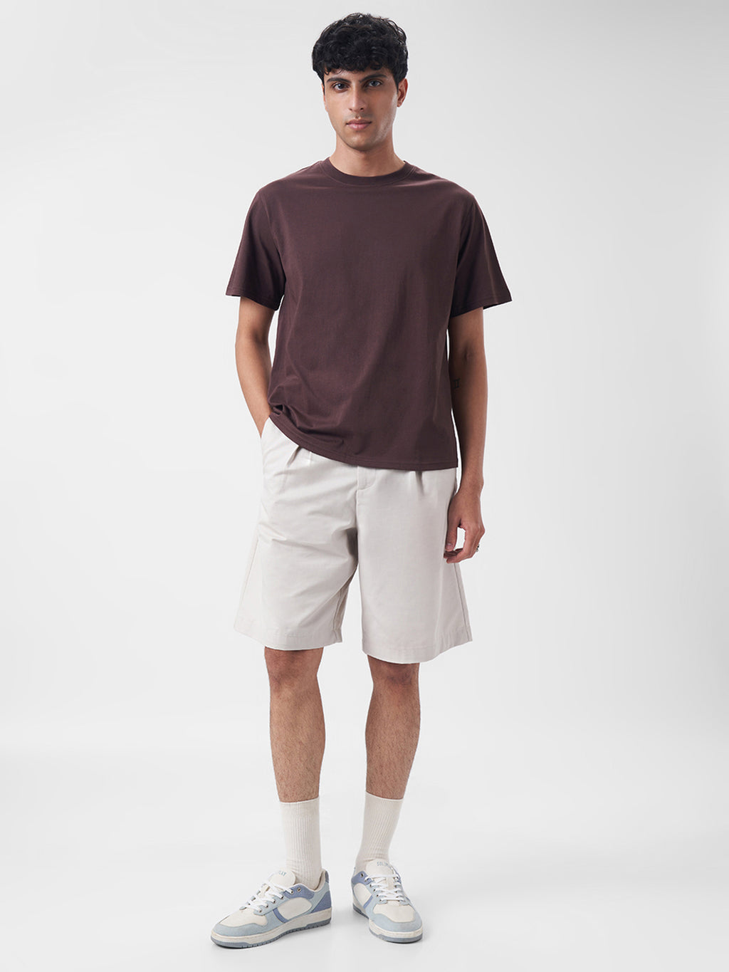 Mens Regular T Shirt Cocoa Brown