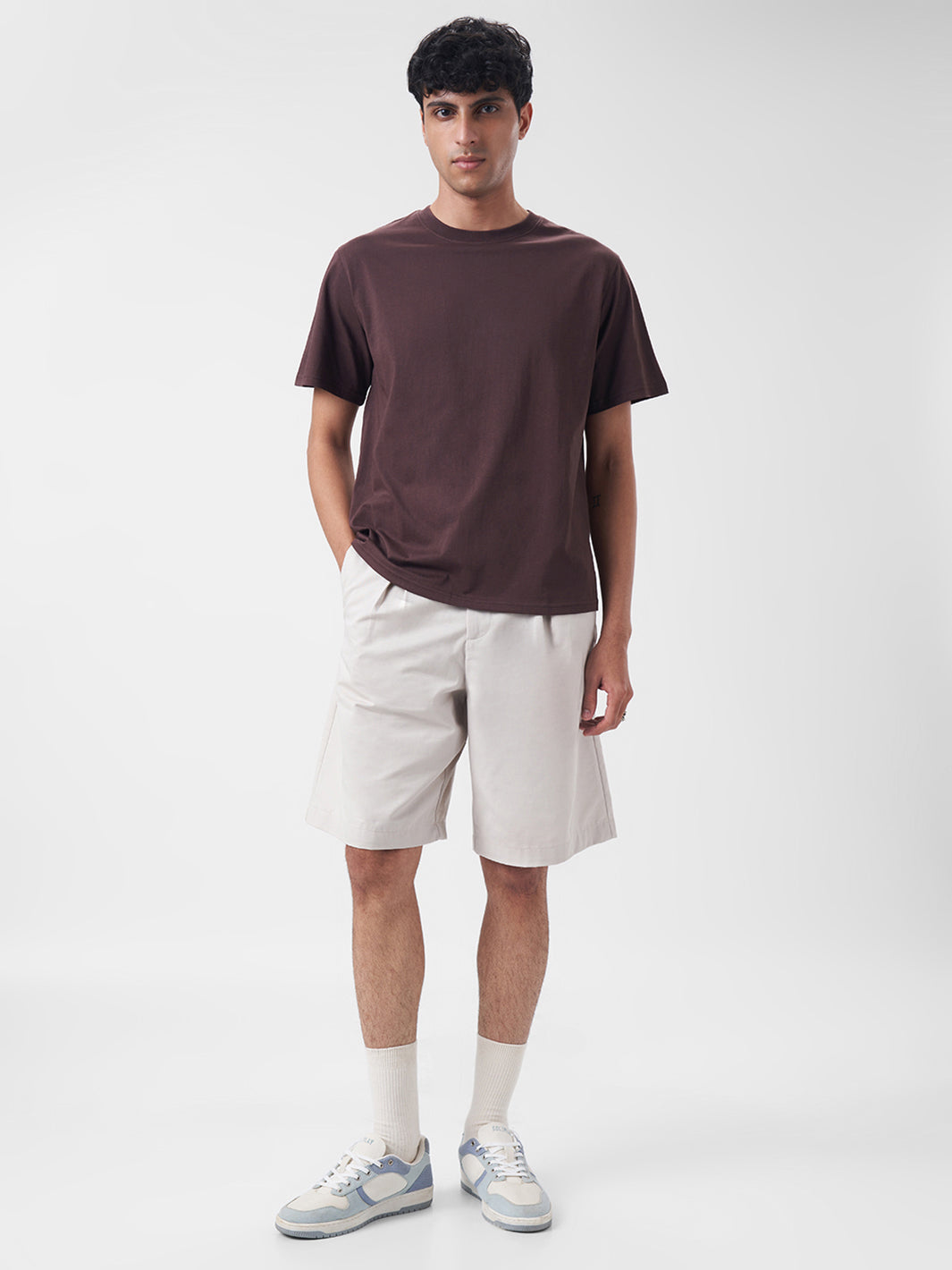 Mens Regular T Shirt Cocoa Brown