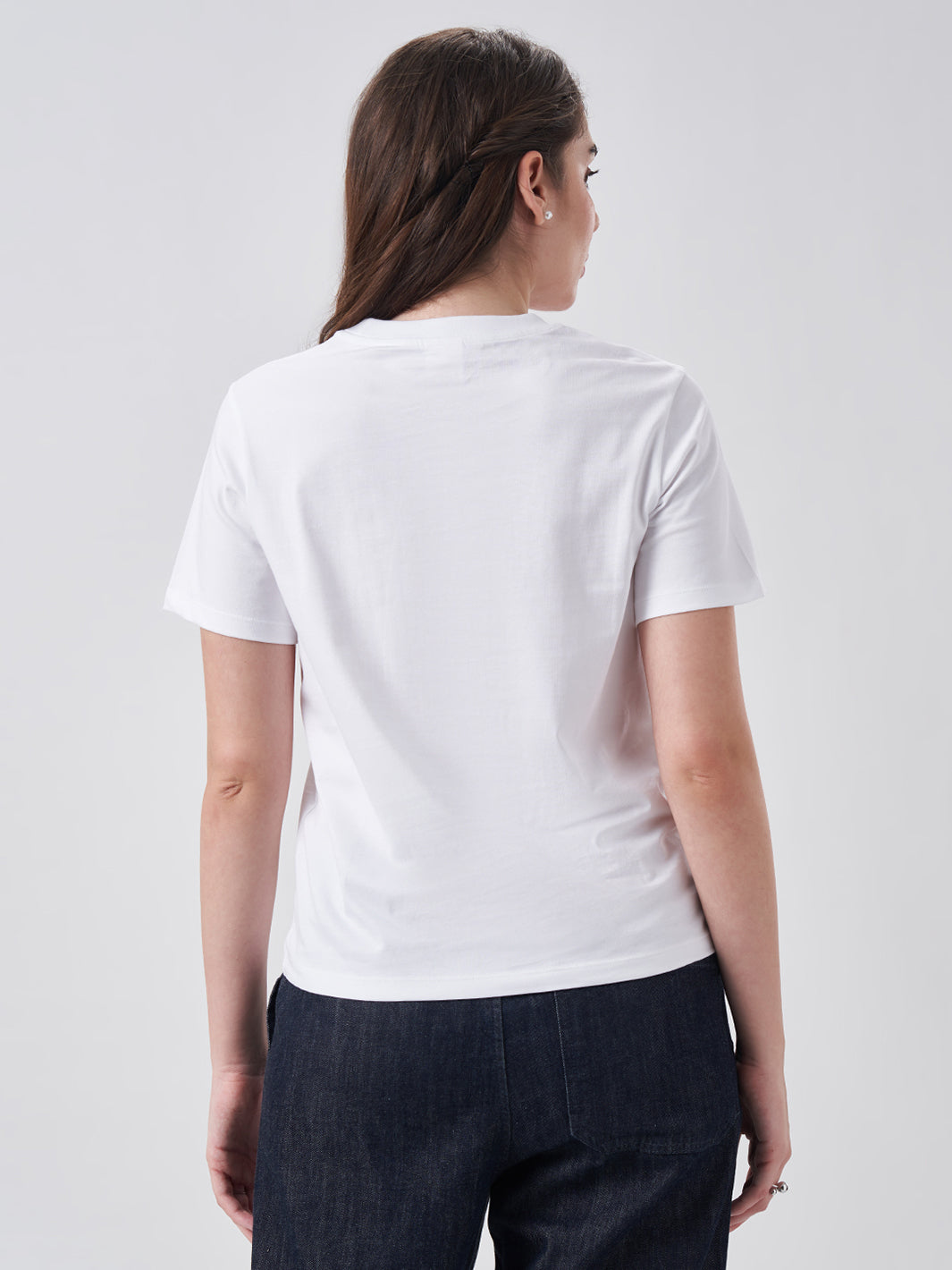 Womens Regular T Shirt  Pearl White