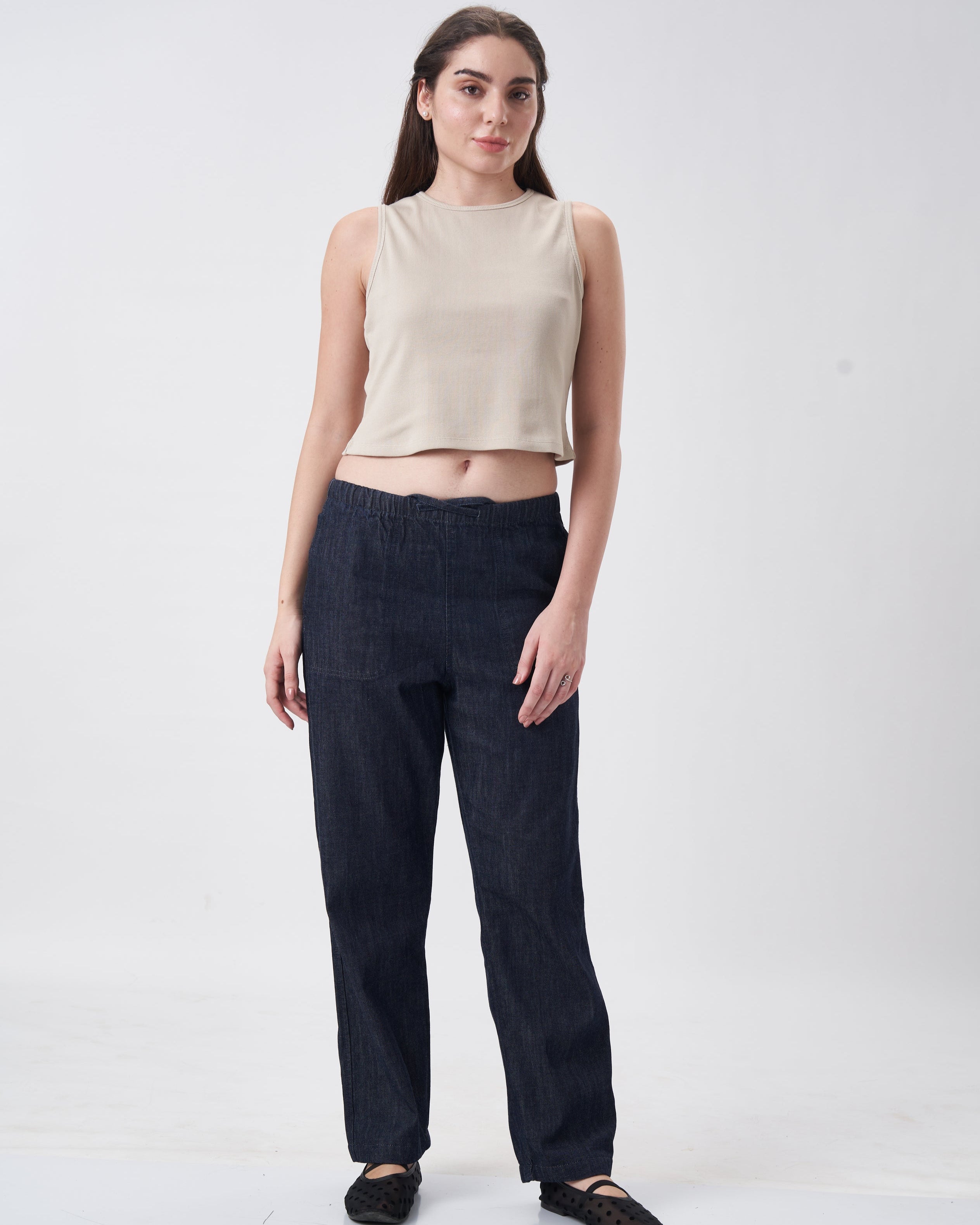 Womens Regular Tank Top Honey Beige