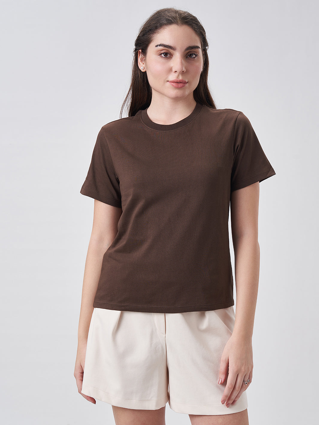 Womens Regular T Shirt  Chocolate Fudge