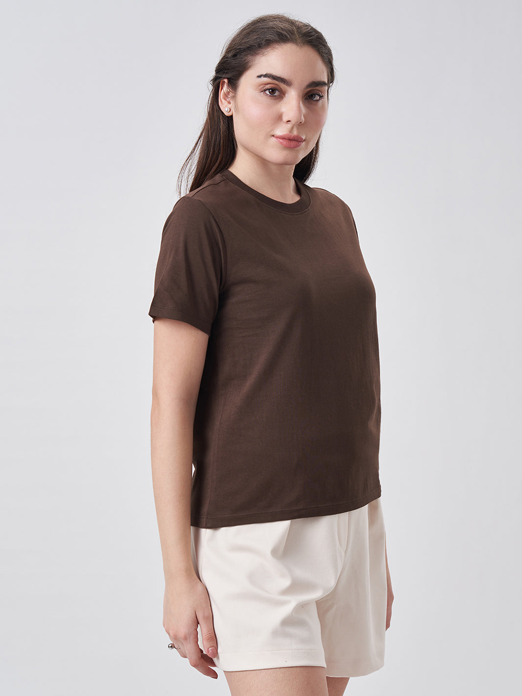 Womens Regular T Shirt  Chocolate Fudge