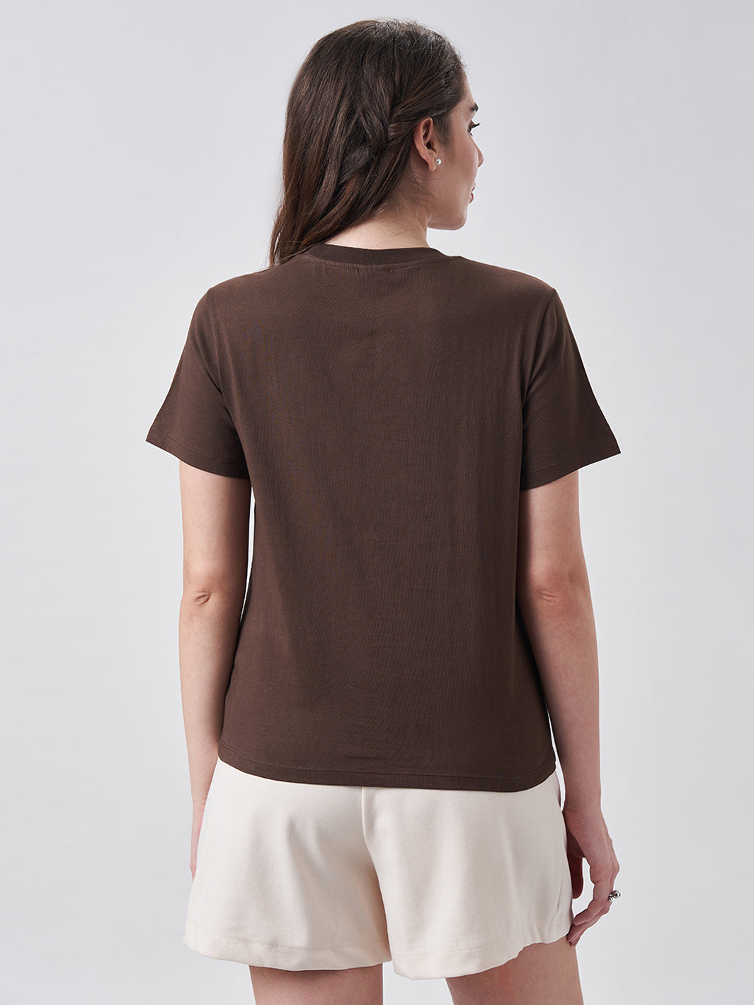 Womens Regular T Shirt  Chocolate Fudge