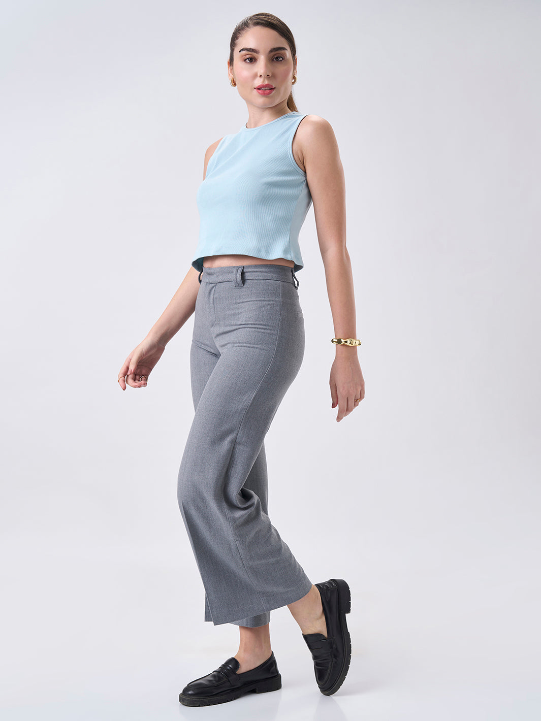 Womens Regular Tank Top Blue Breeze