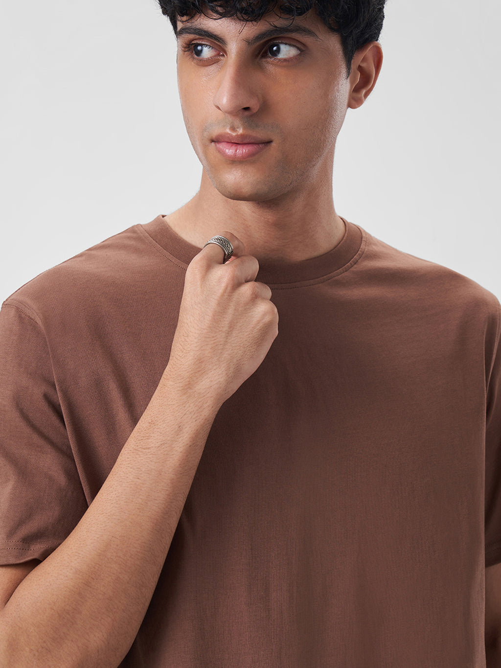 Mens Regular T Shirt Mocha Latte