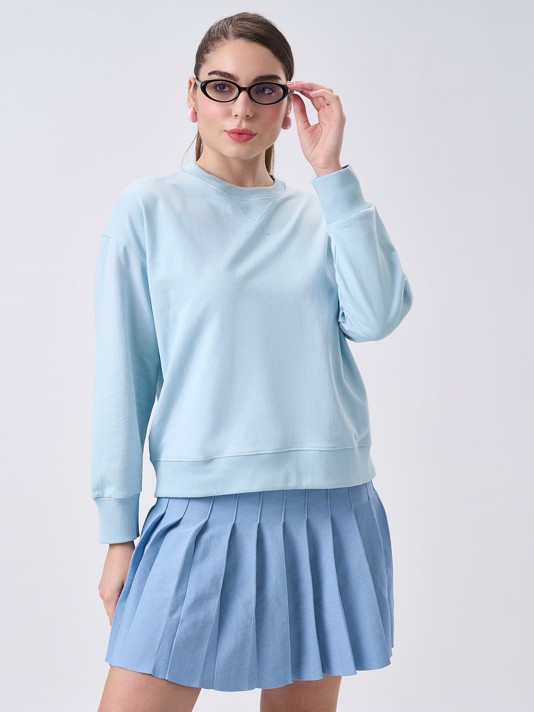 Womens Sweatshirt  Blue Breeze