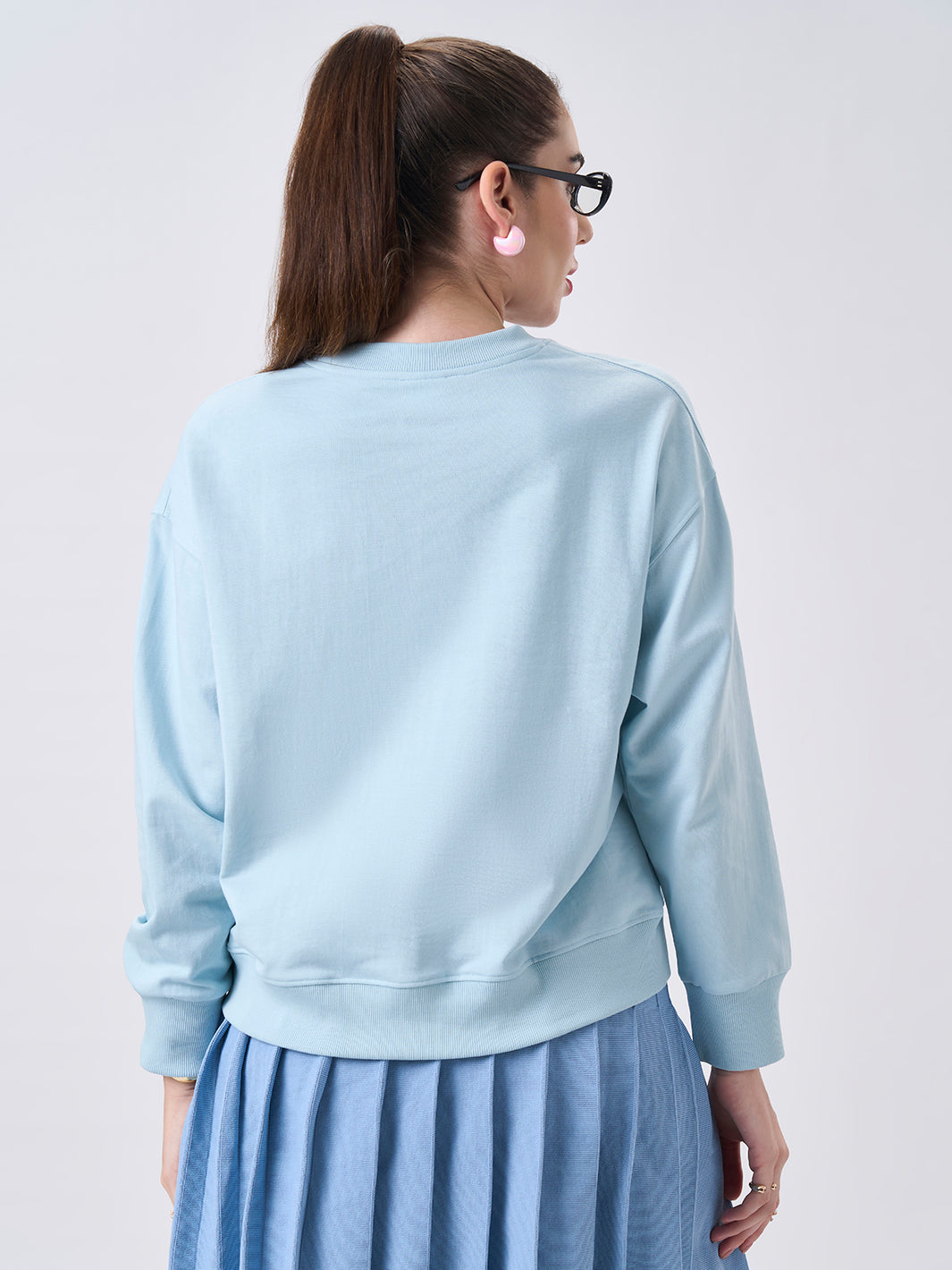 Womens Sweatshirt  Blue Breeze