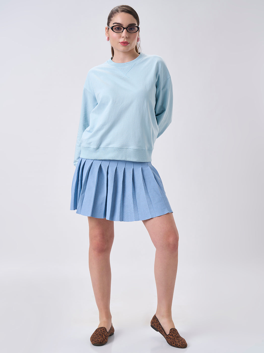 Womens Sweatshirt  Blue Breeze