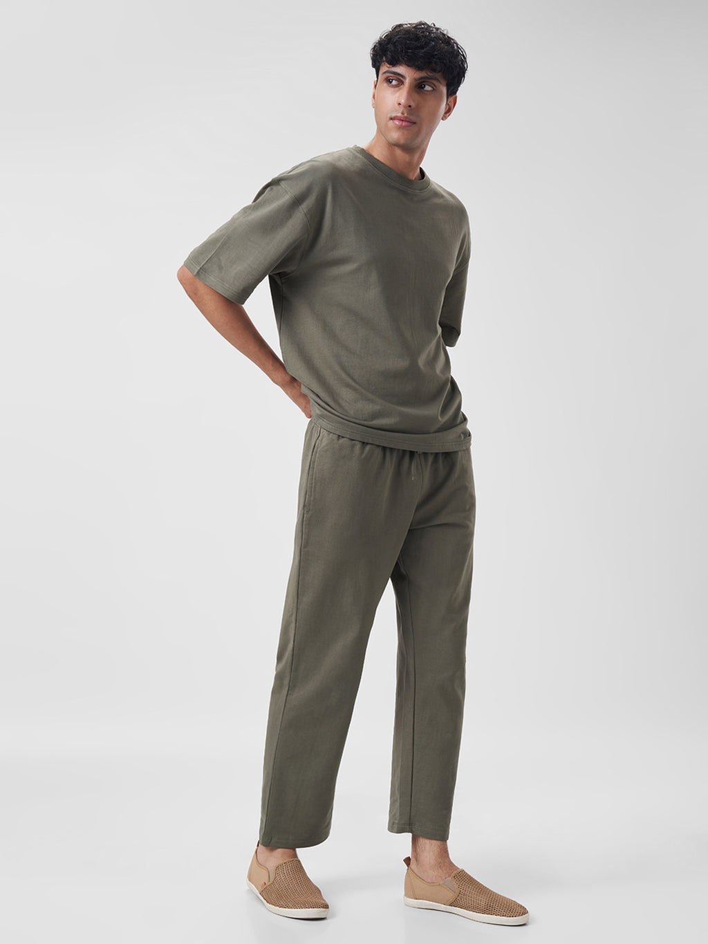 Mens Joggers  Dusty Olive