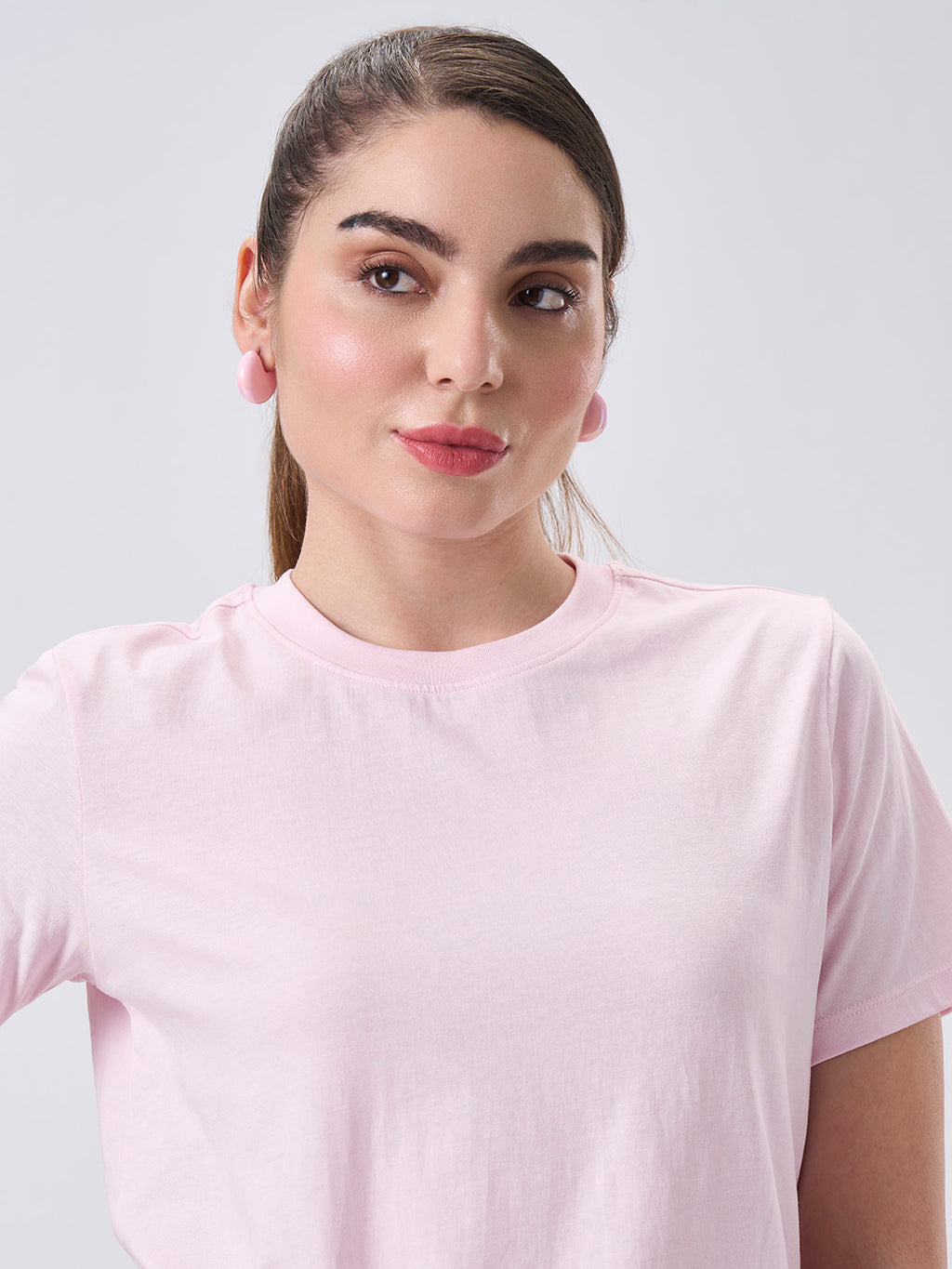 Womens Regular T Shirt  Blush Pink