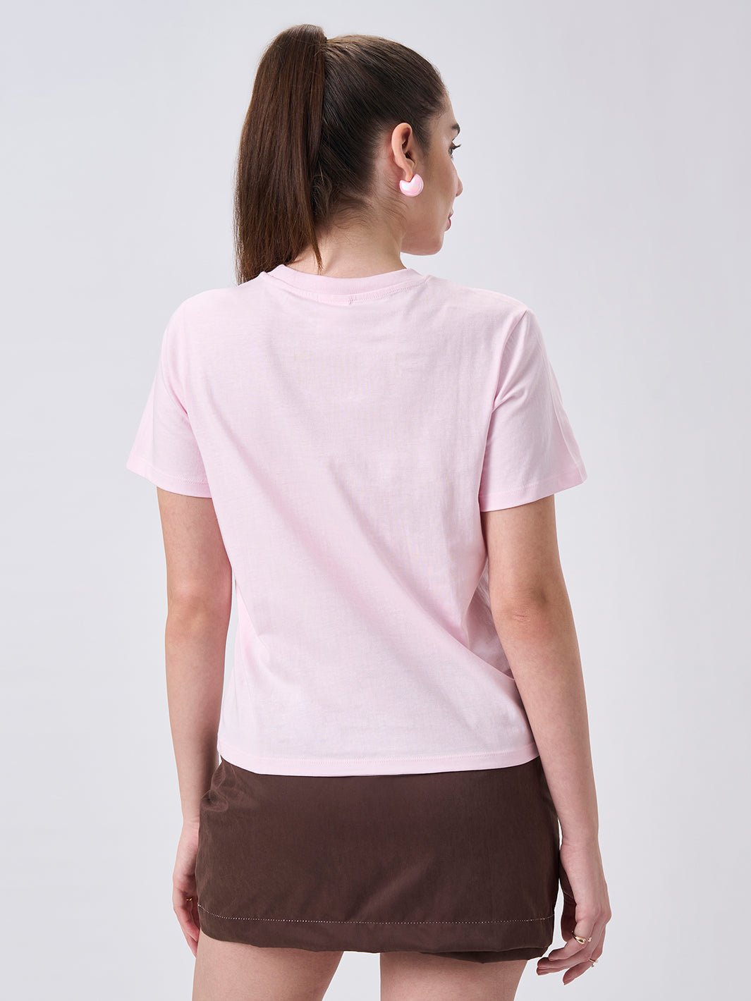 Womens Regular T Shirt  Blush Pink