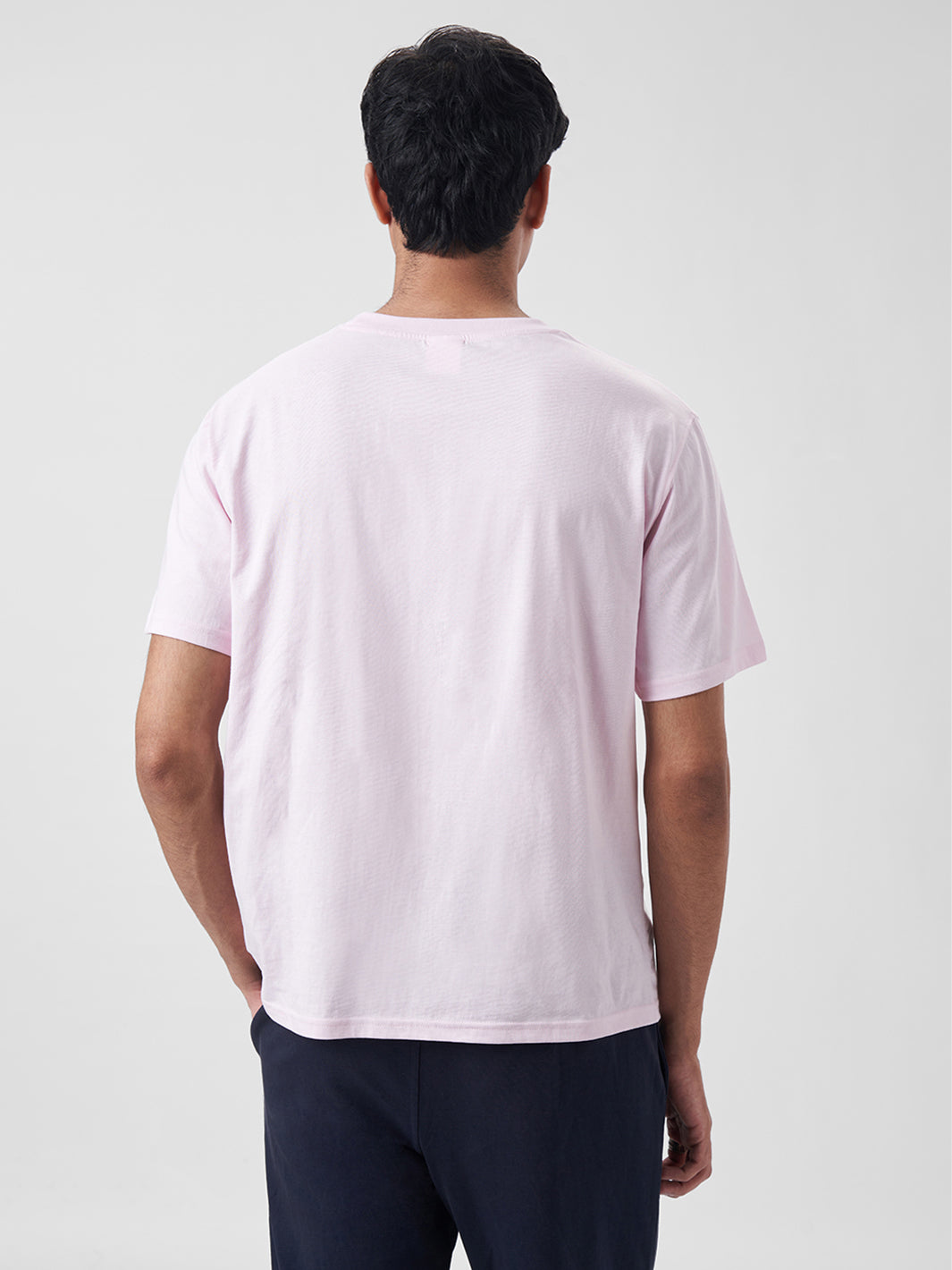 Mens Regular T Shirt Blush Pink
