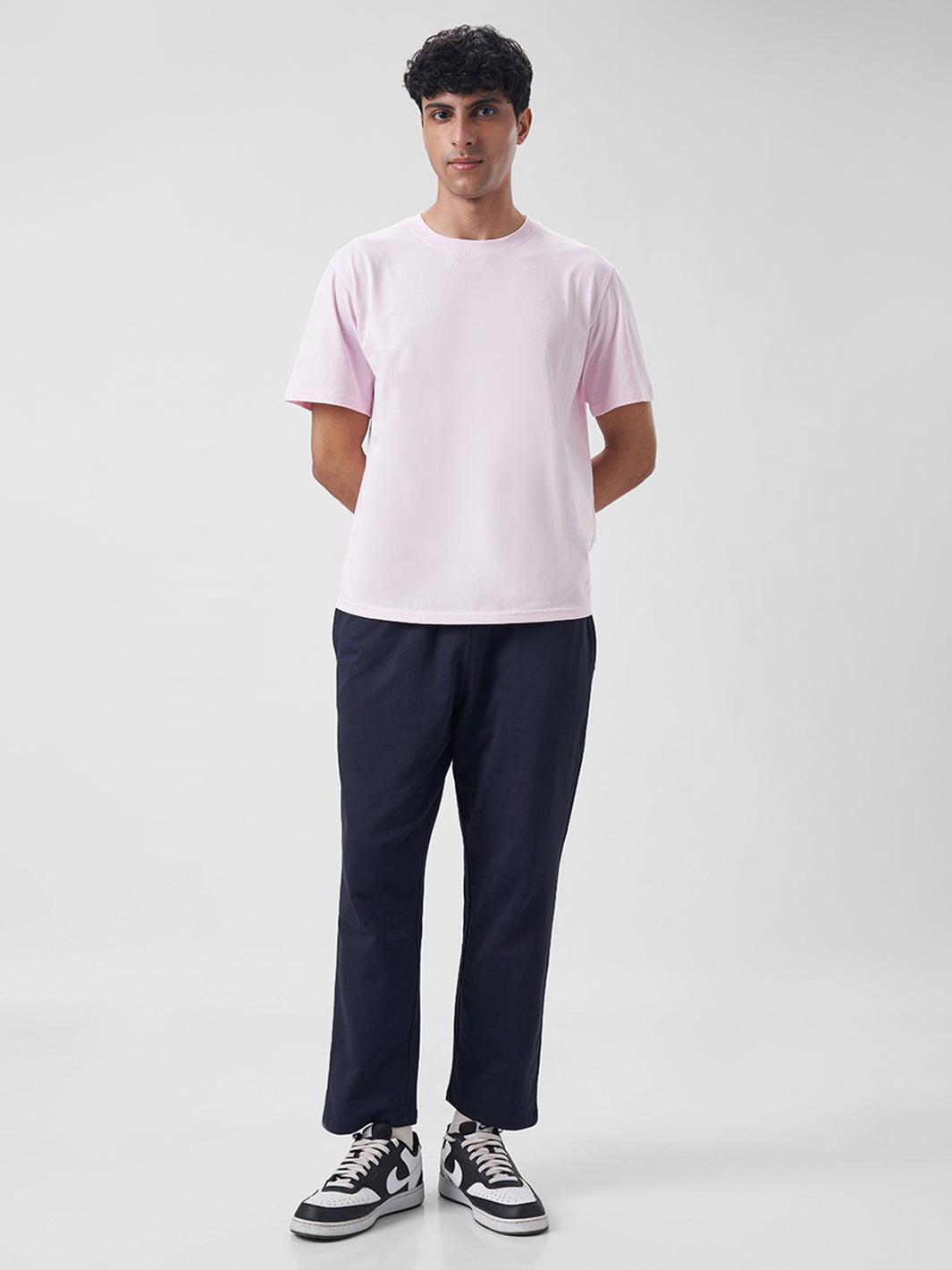 Mens Regular T Shirt Blush Pink