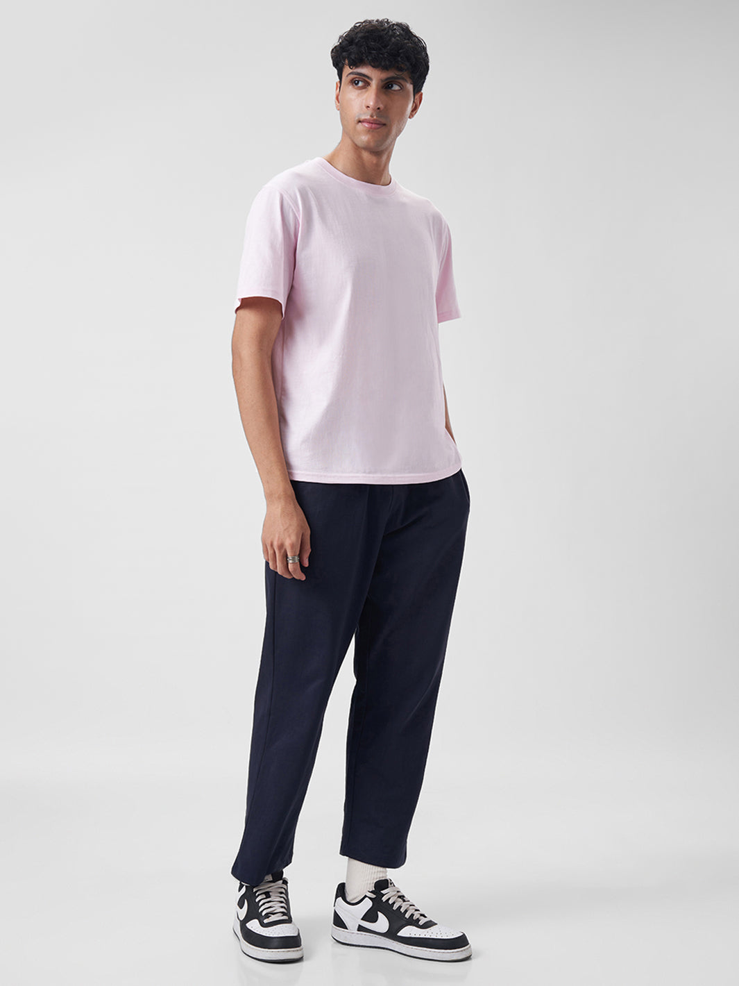 Mens Regular T Shirt Blush Pink