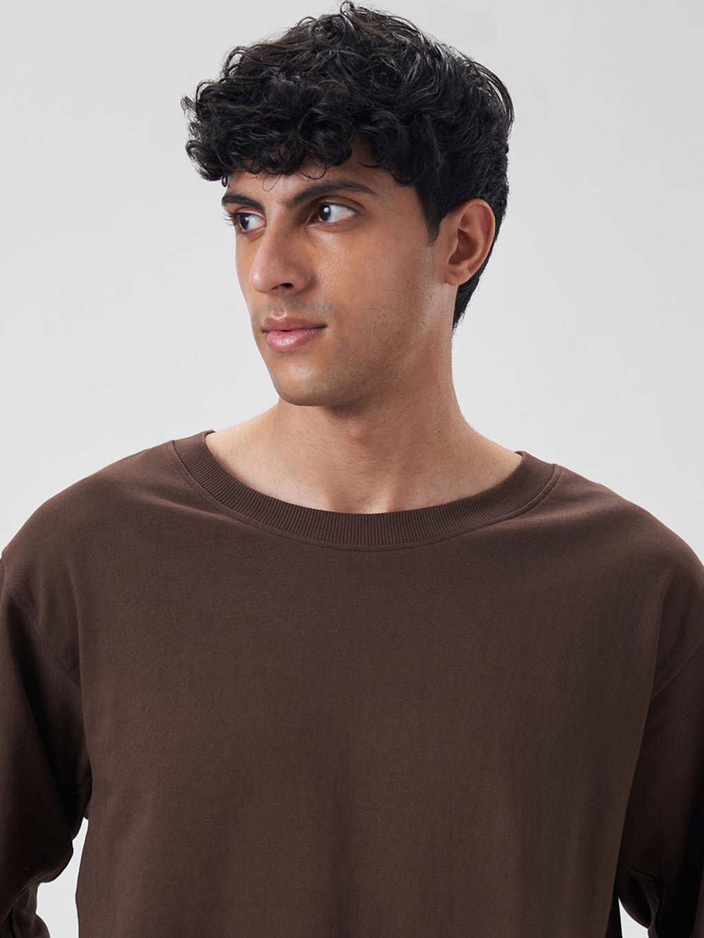 Mens Sweatshirt Chocolate Fudge