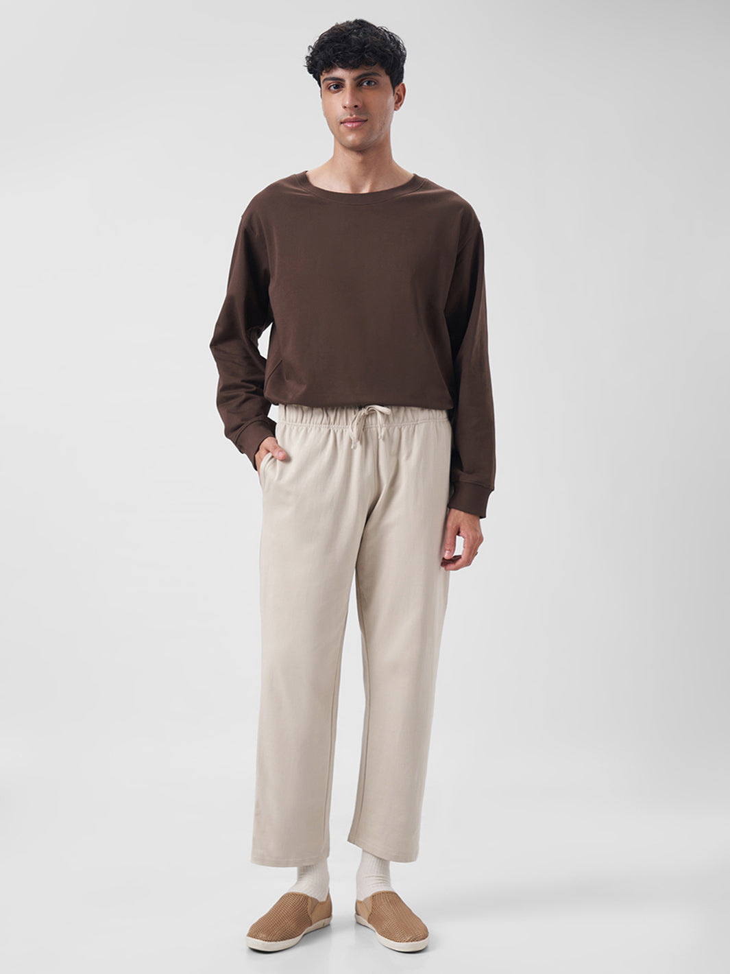 Mens Joggers  Honey Beige