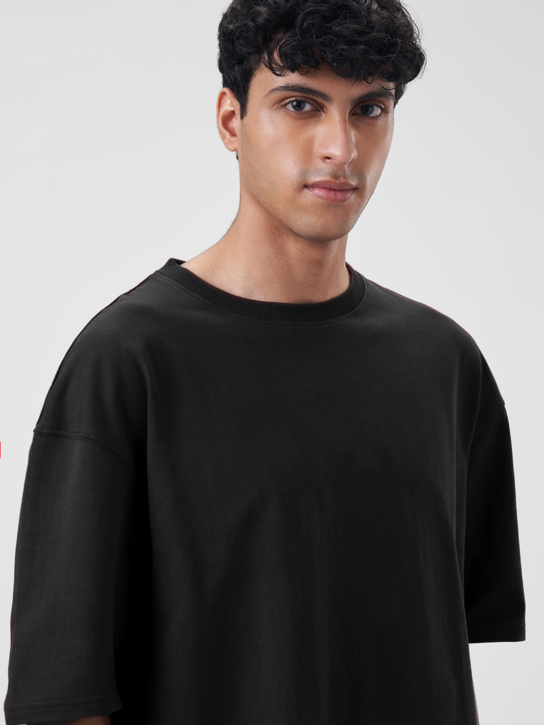 Mens Oversized T Shirt Jet Black