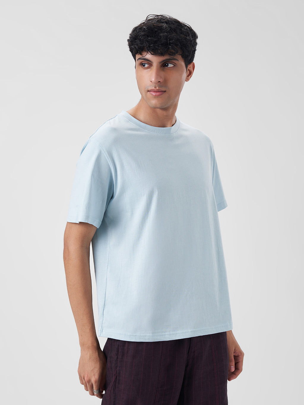 Mens Regular T Shirt Blue Breeze