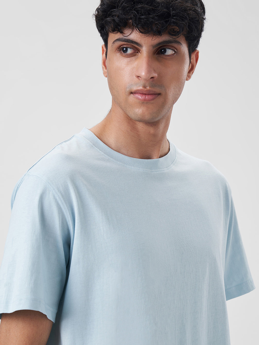 Mens Regular T Shirt Blue Breeze