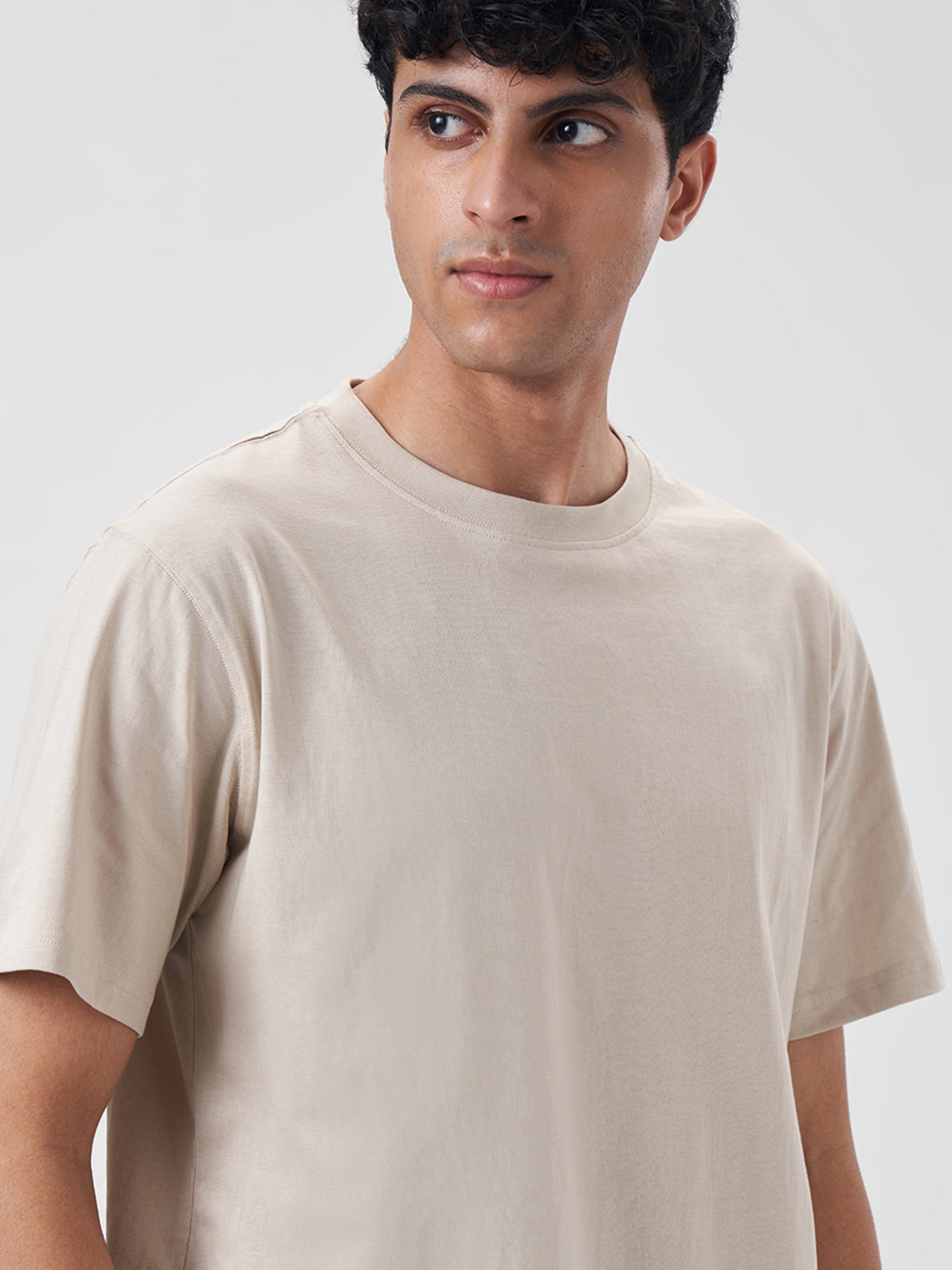Mens Regular T Shirt Honey Beige