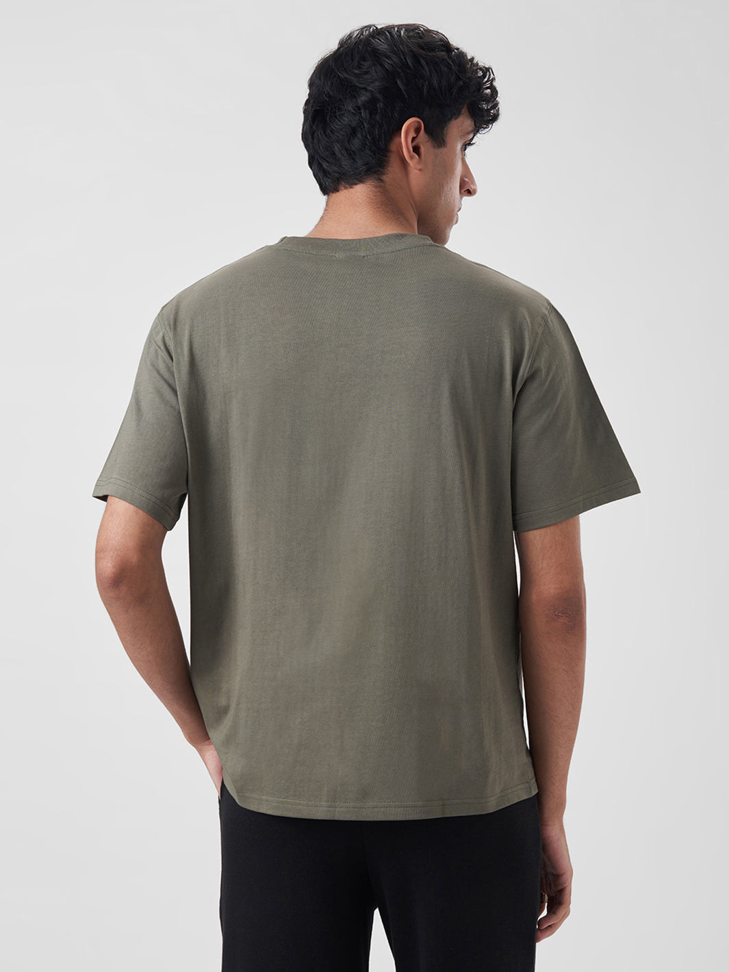 Mens Regular T Shirt Dusty Olive