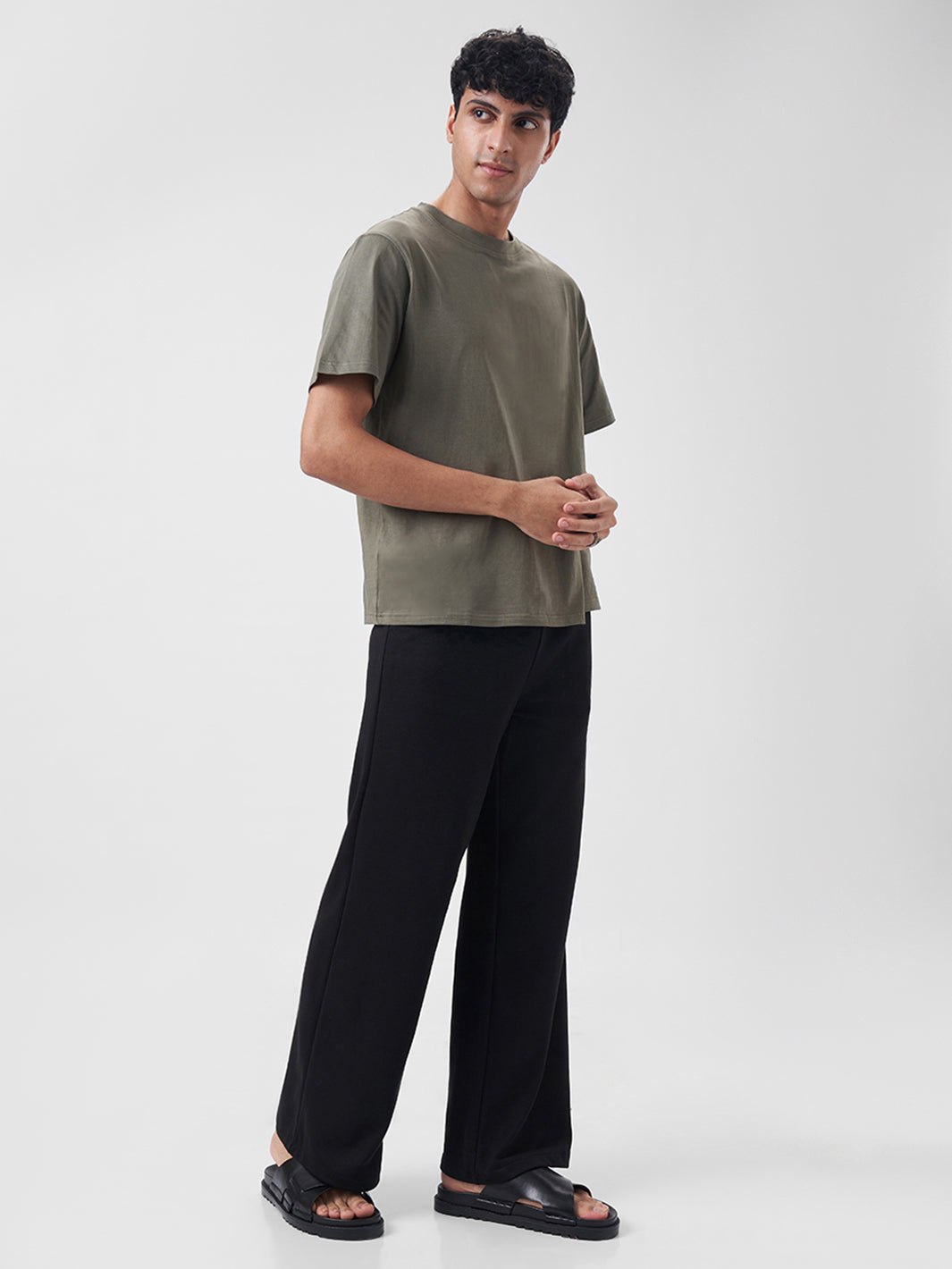 Mens Regular T Shirt Dusty Olive