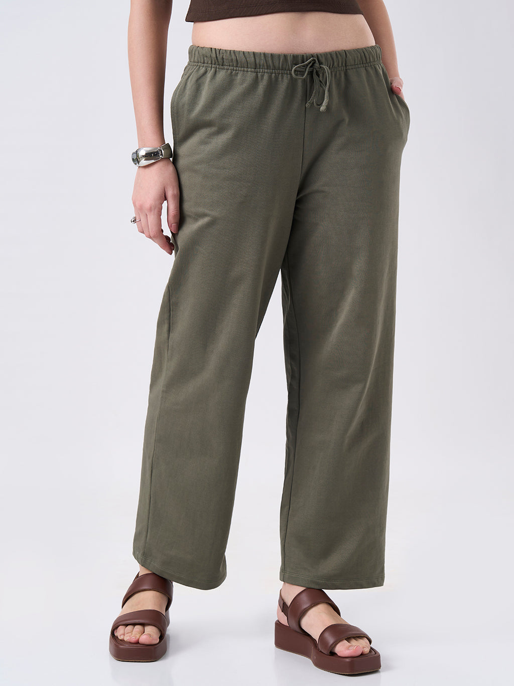 Womens Joggers  Dusty Olive