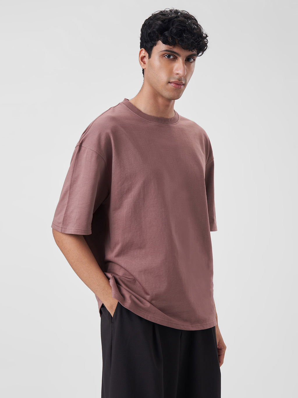Mens Oversized T Shirt Coffee Brew