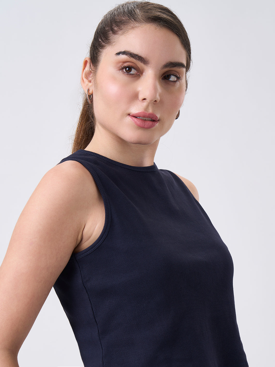 Womens Regular Tank Top Midnight Navy